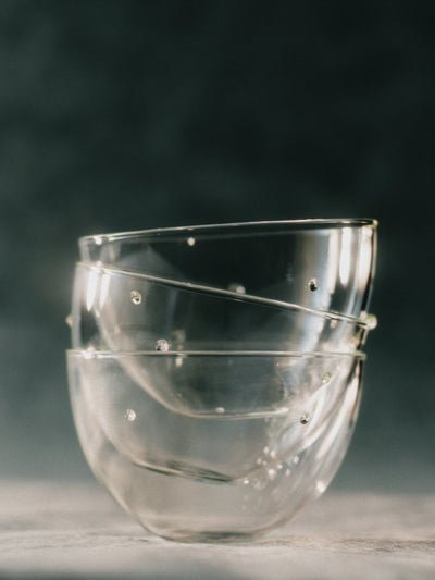 Aperitivo Bowl Set - Clear w/ Swarovski Crystal - Editorial One