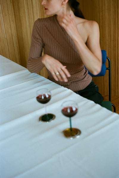 Bilboquet Wine Glass Set - Golden Hour - Editorial Three
