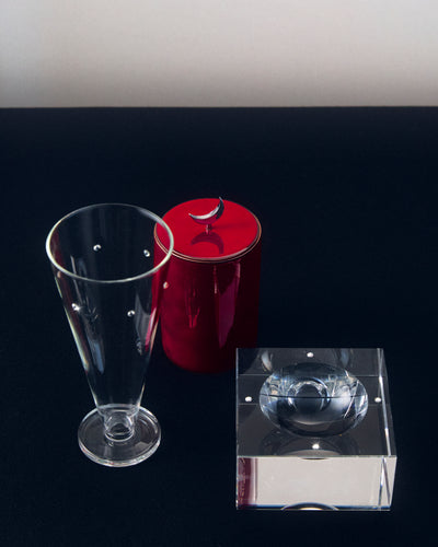 Capri Tray - Clear w/ Clear Swarovski - Editorial Four