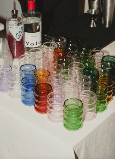 Classic Ripple Cup Set - Clear - Editorial Four