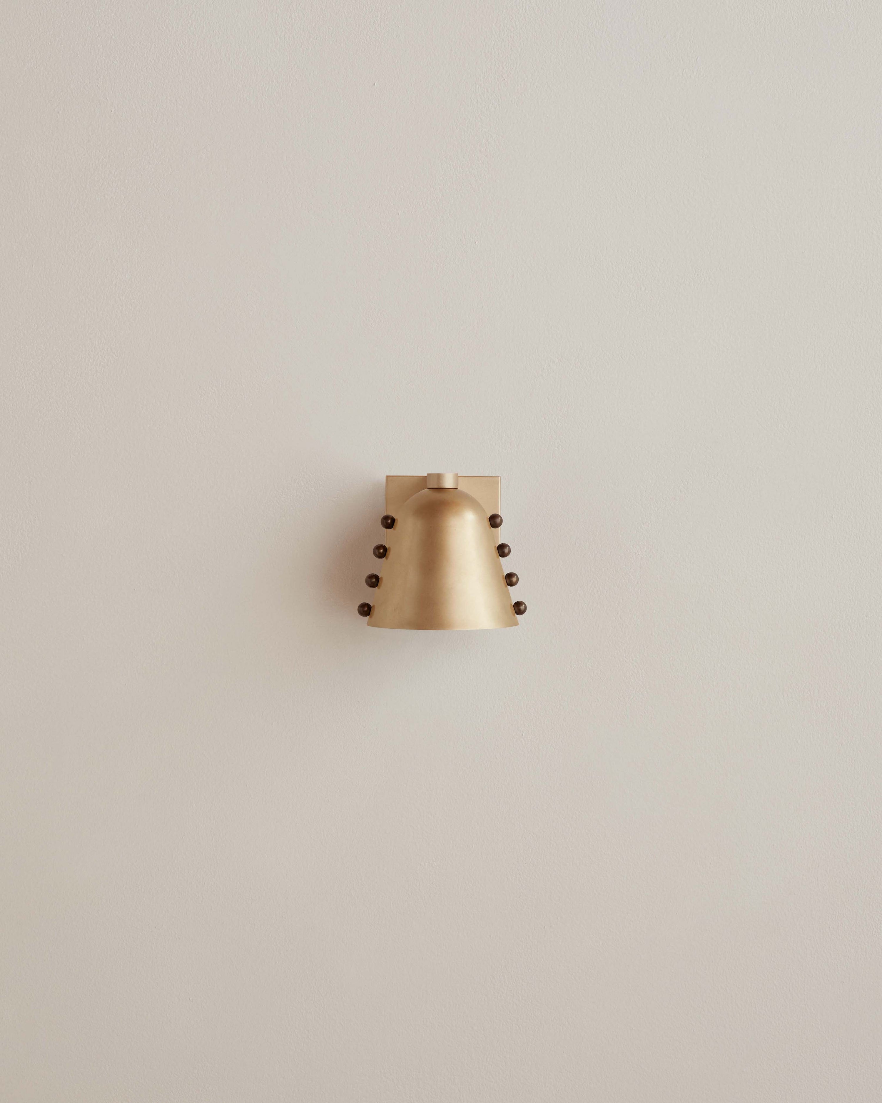 Brass Gemma Sconce, Small