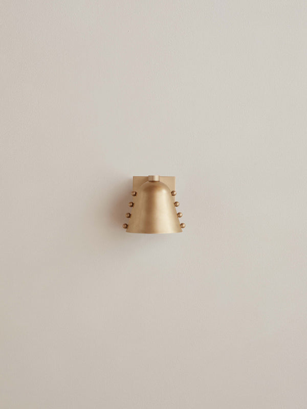 Brass Gemma Sconce, Small