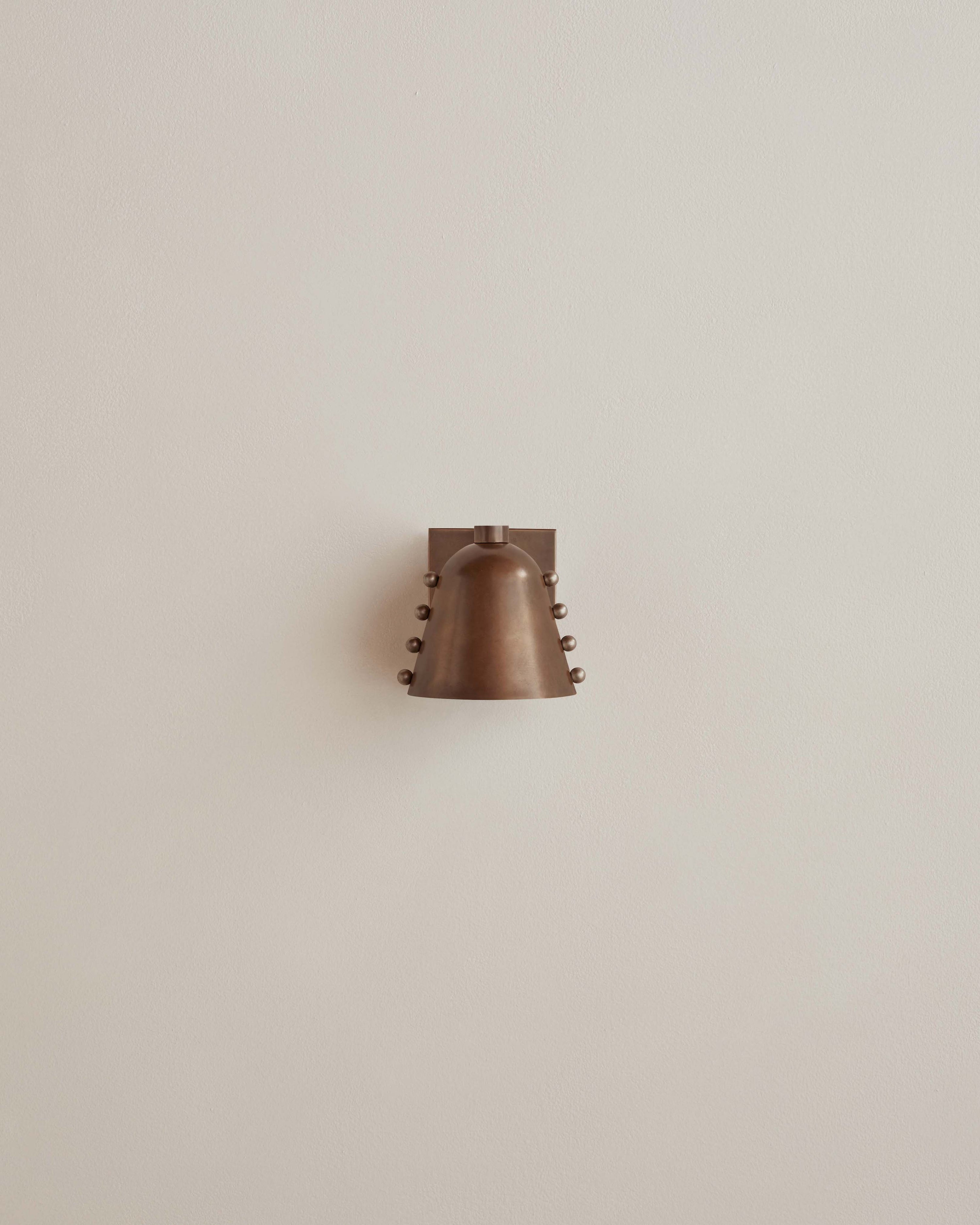 Brass Gemma Sconce, Small