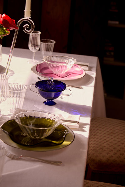 Large Petal Plate - Candy Green - Editorial Two