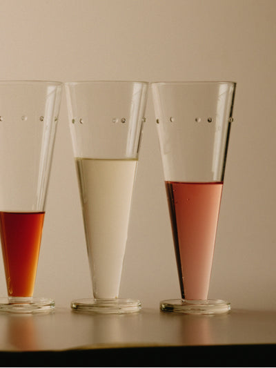 Milano Aperitivo Glass Set - Clear w/ Swarovski Crystal - Editorial One