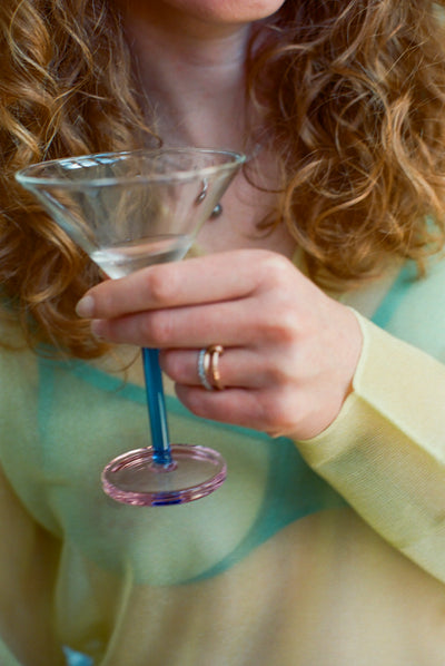 Piano Cocktail Glass Set - Blue Note - Editorial Five