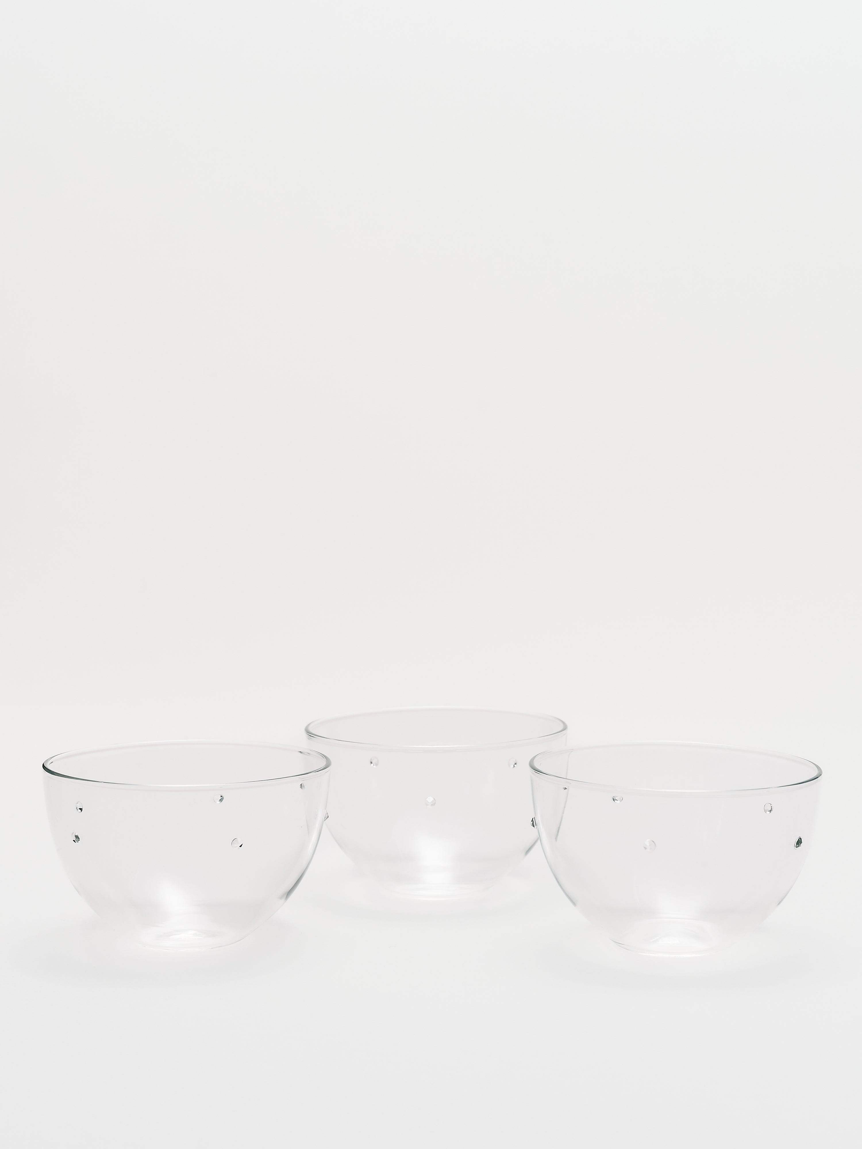 Aperitivo Bowls - Clear w/ Swarovski Crystal - Product Image