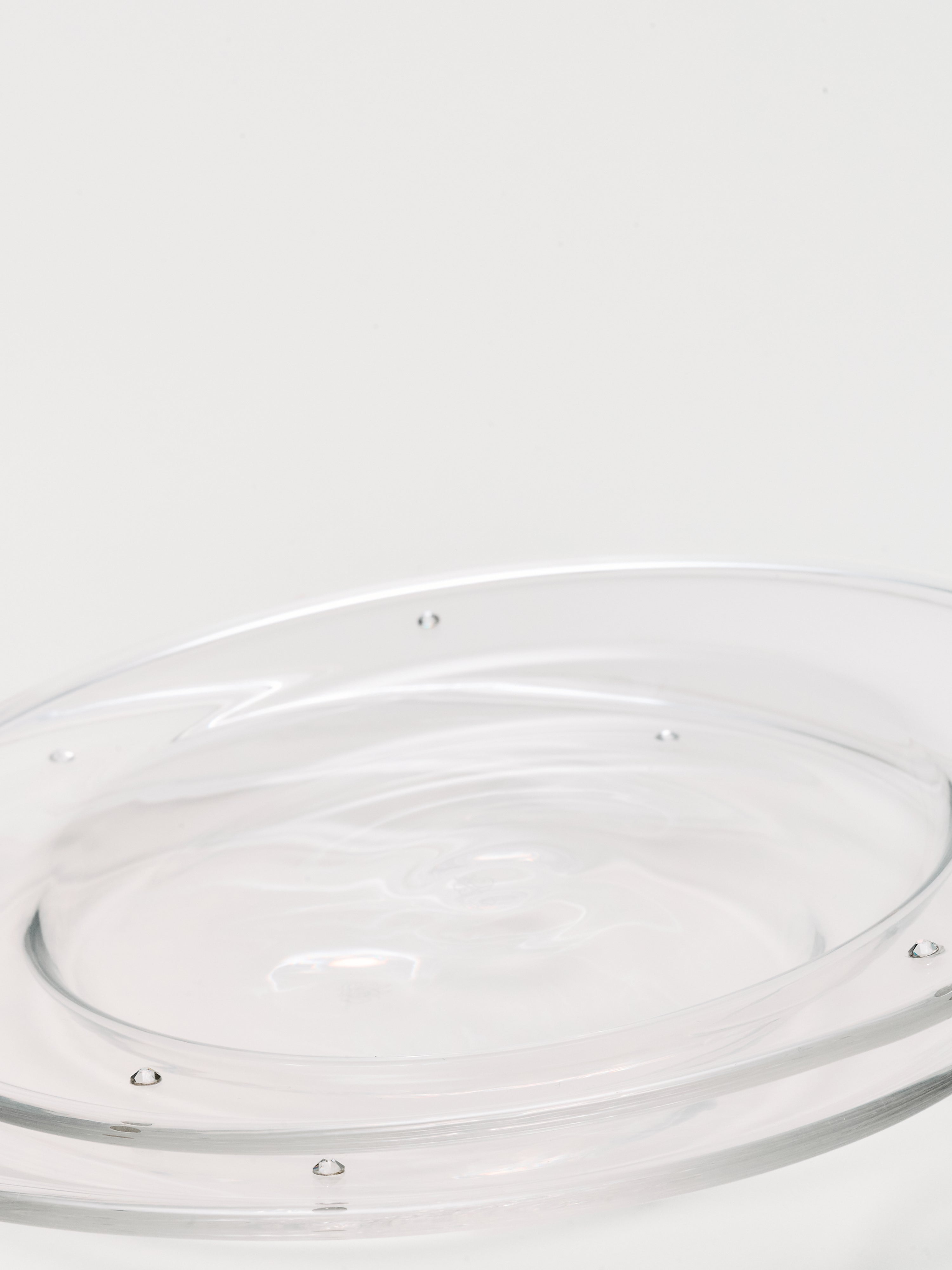 Aperitivo Plates - Clear w/ Swarovski Crystal 