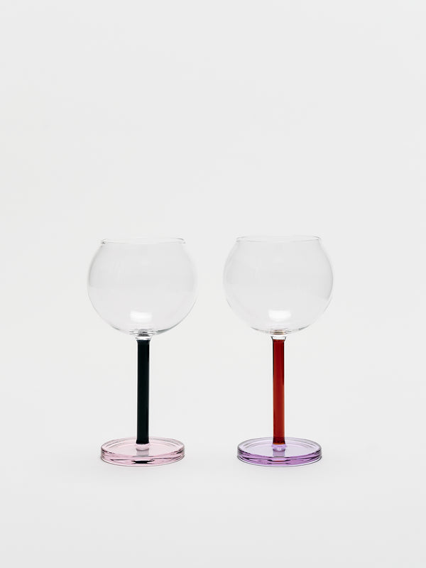 Bilboquet Wine Glass Set