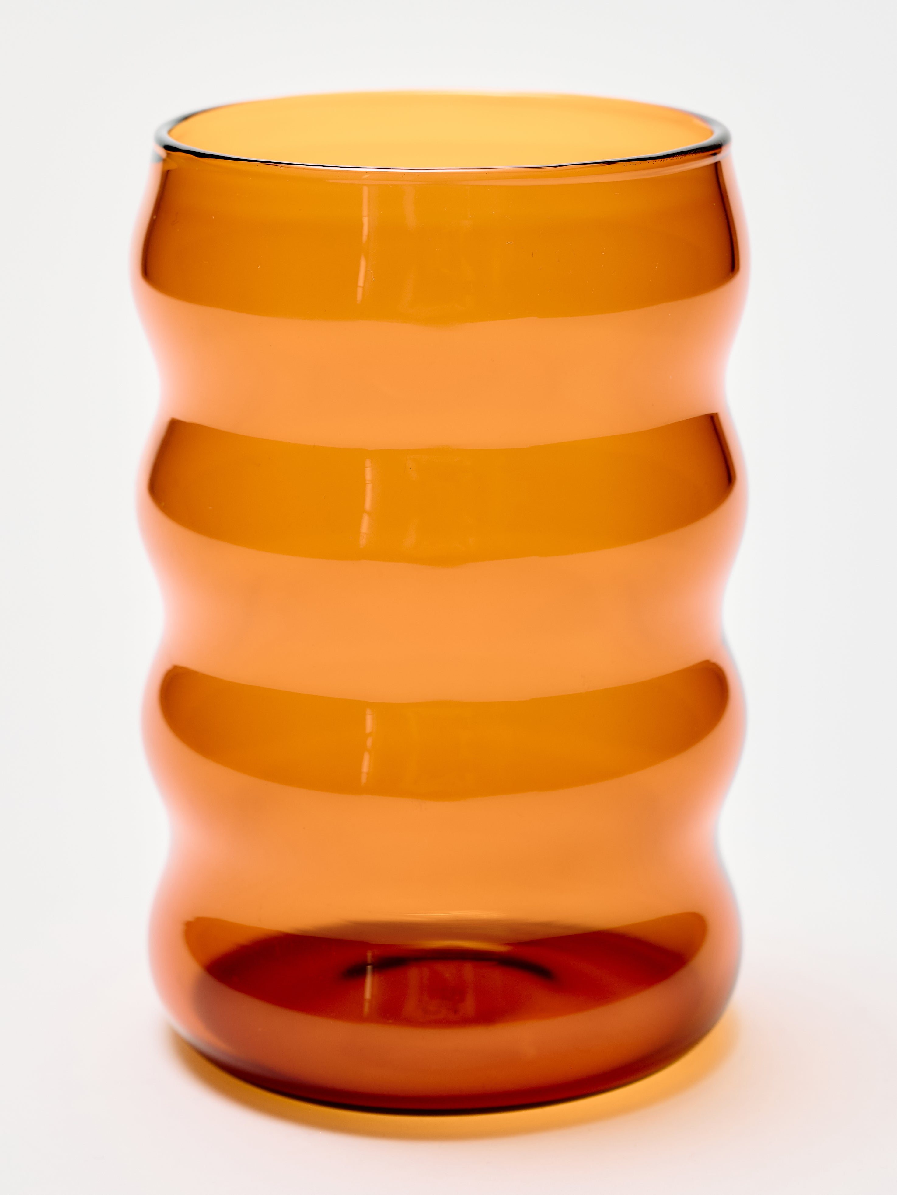 Jumbo Ripple Cup - Amber 
