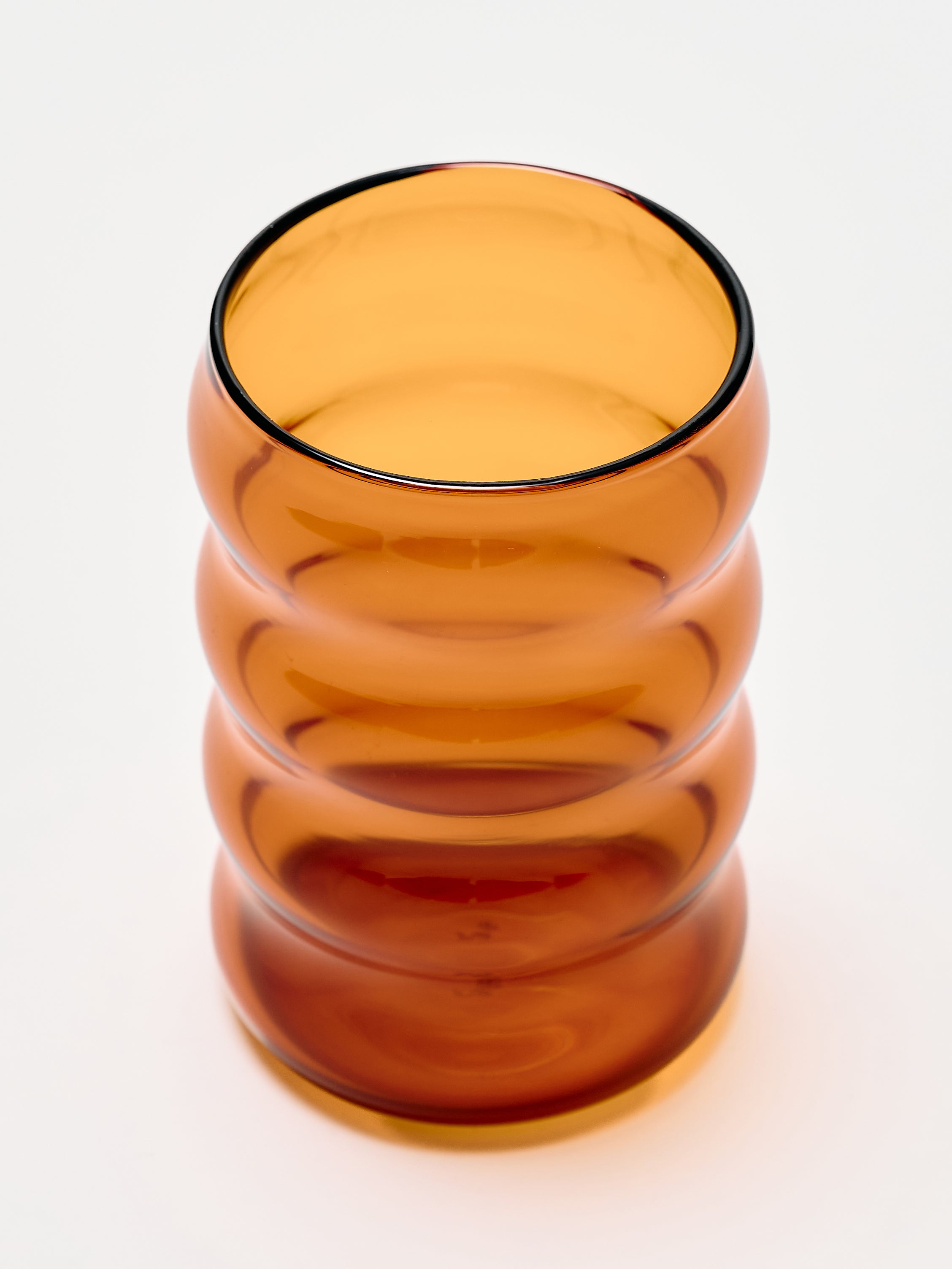 Jumbo Ripple Cup - Amber 