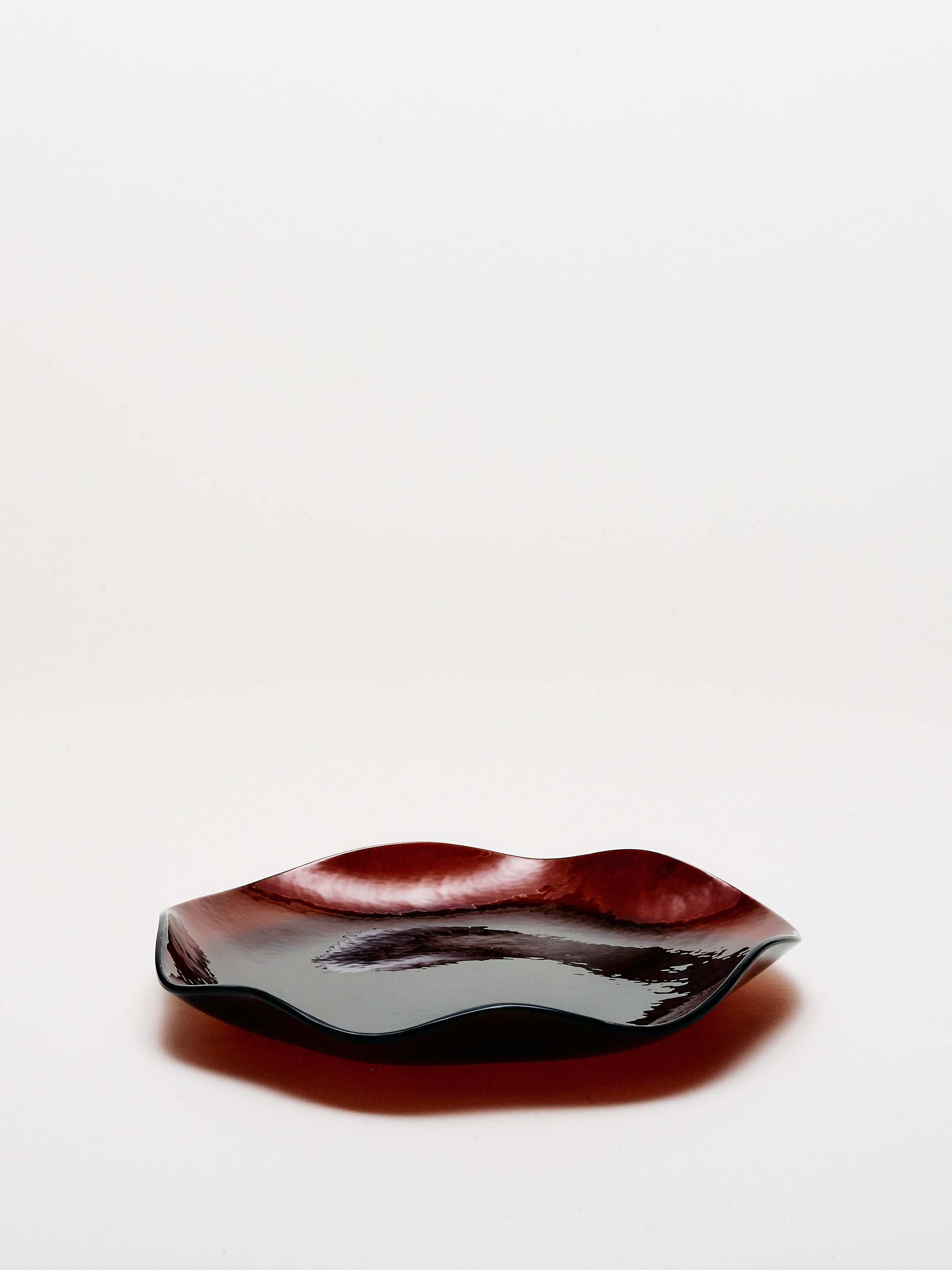 Large Petal Plate - Pecan - Product Image