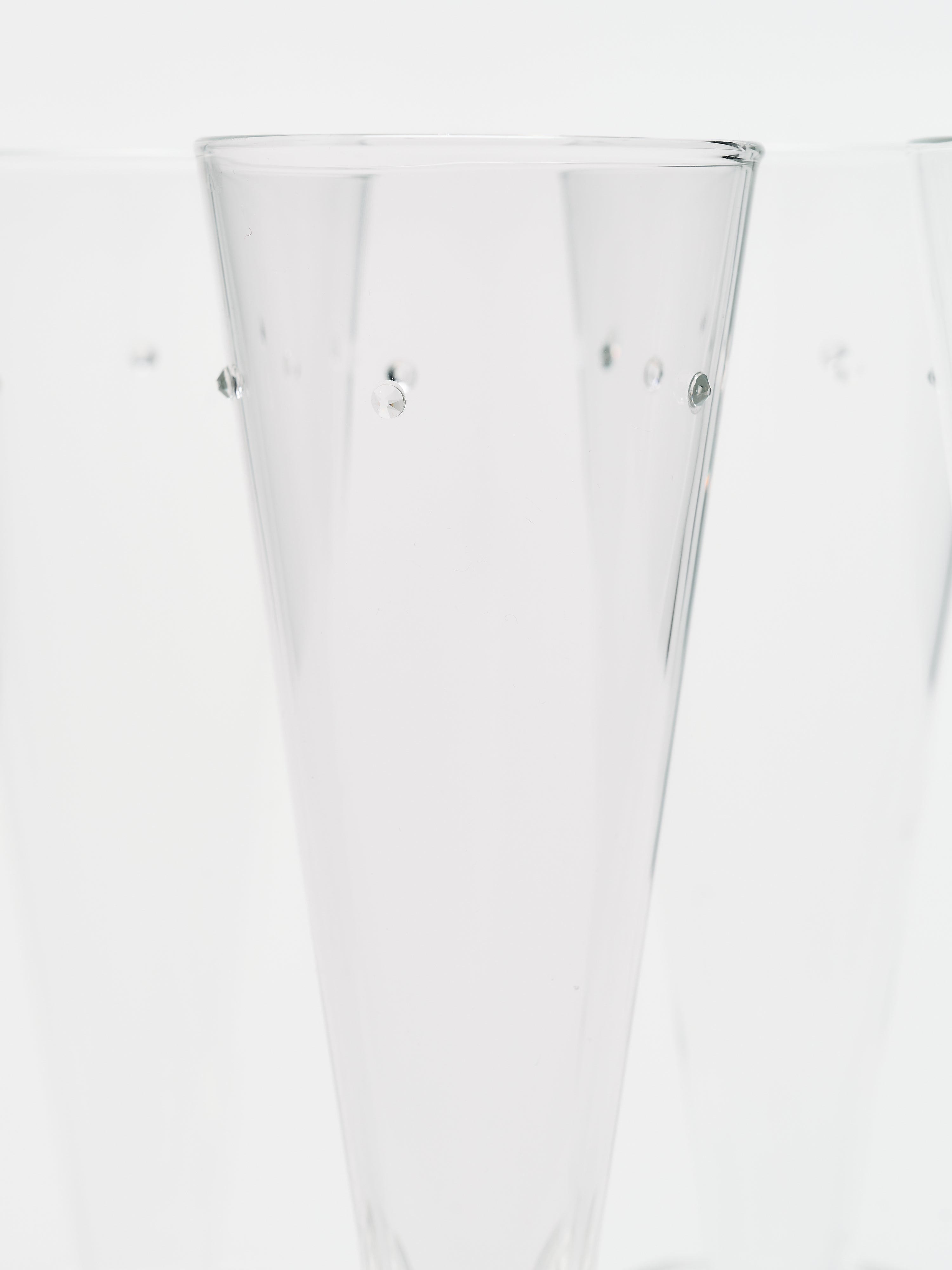 Milano Aperitivo Glass Set - Clear w/ Swarovski Crystal