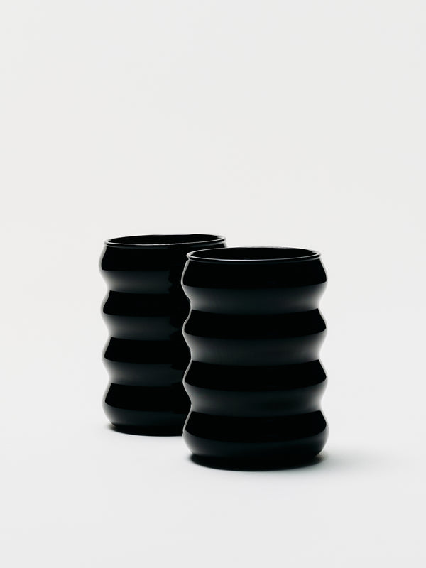Opaque Ripple Cup Set