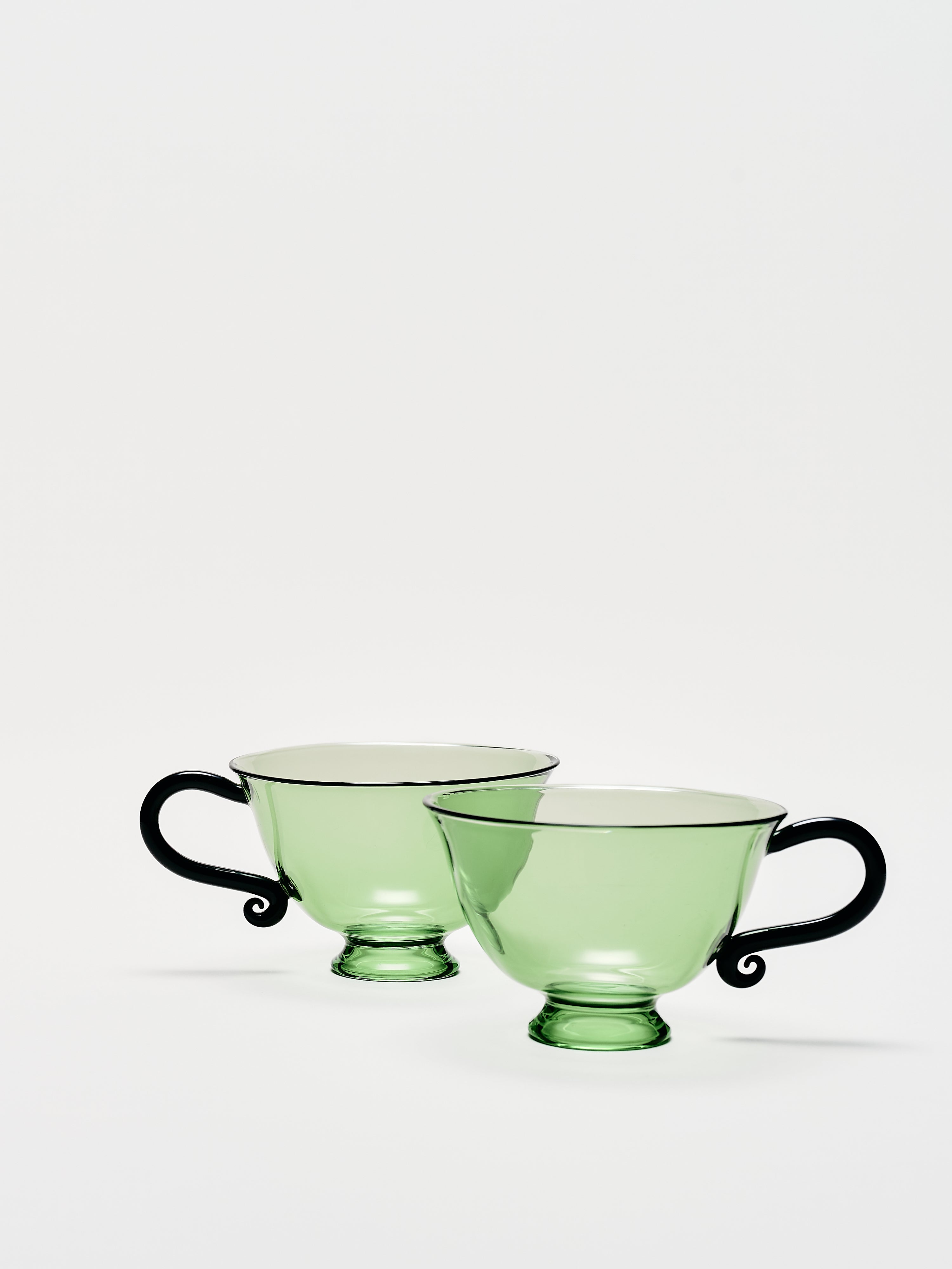 Petite Tasse Set - Green - Product Image