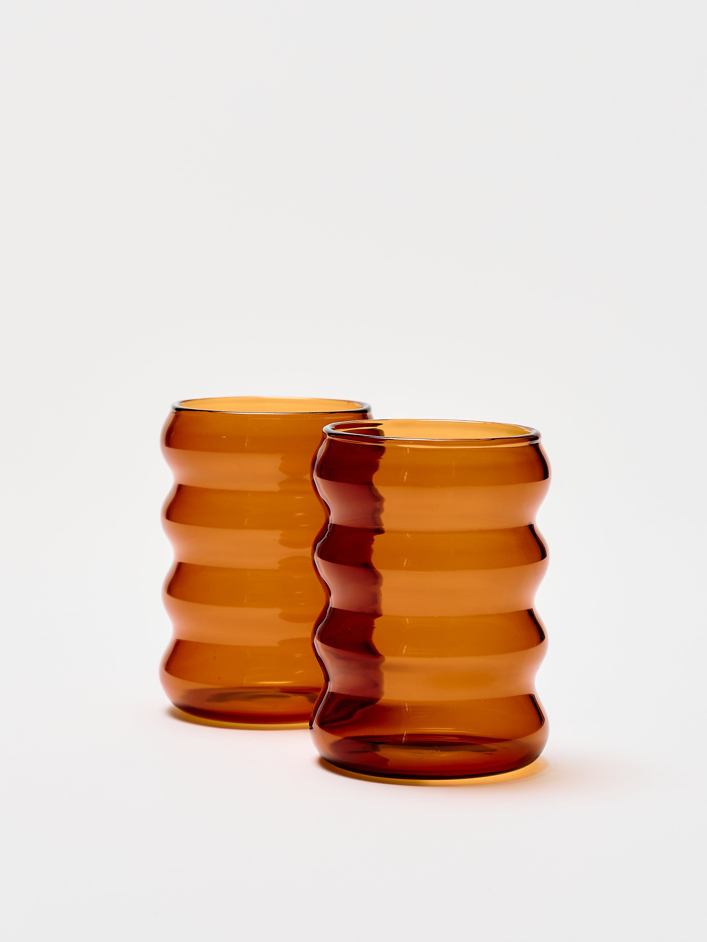 Ripple Cup Set - Amber