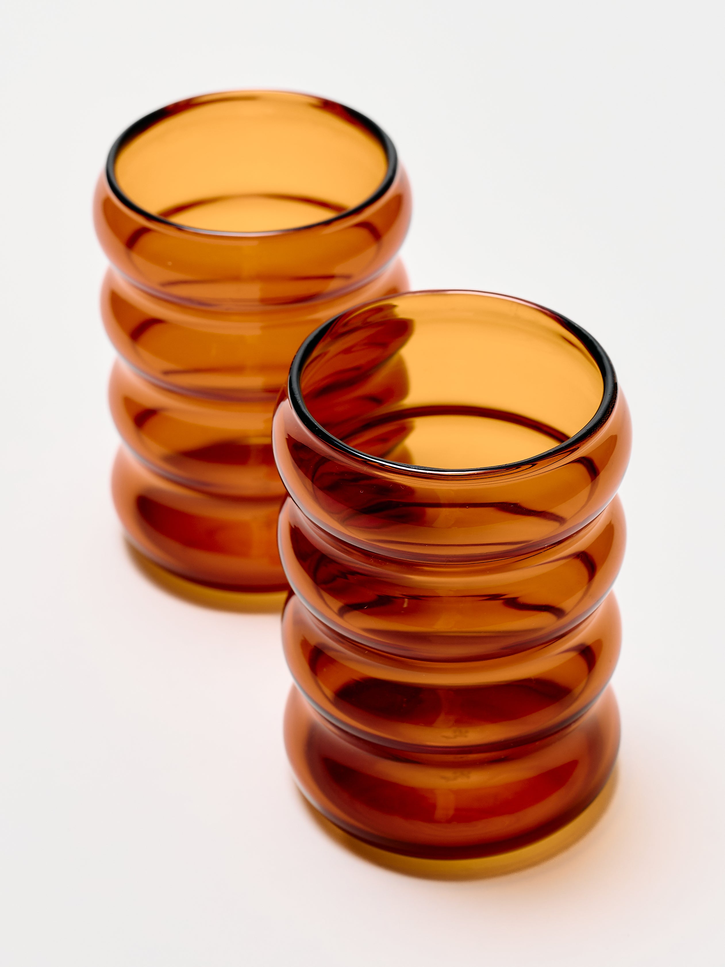 Ripple Cup Set - Amber