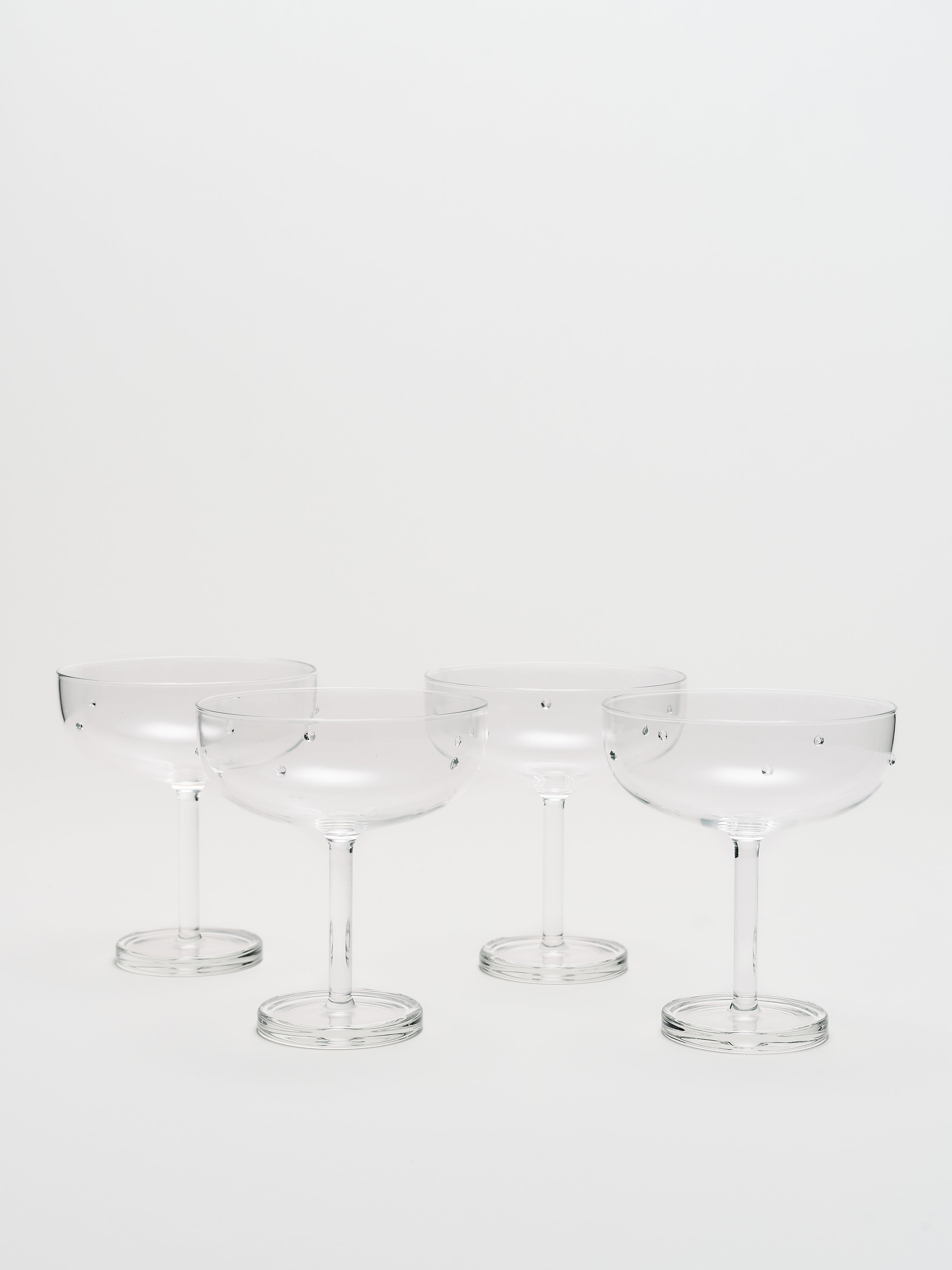 Roma Coupe Set - Clear w/ Swarovski Crystal - Product Image