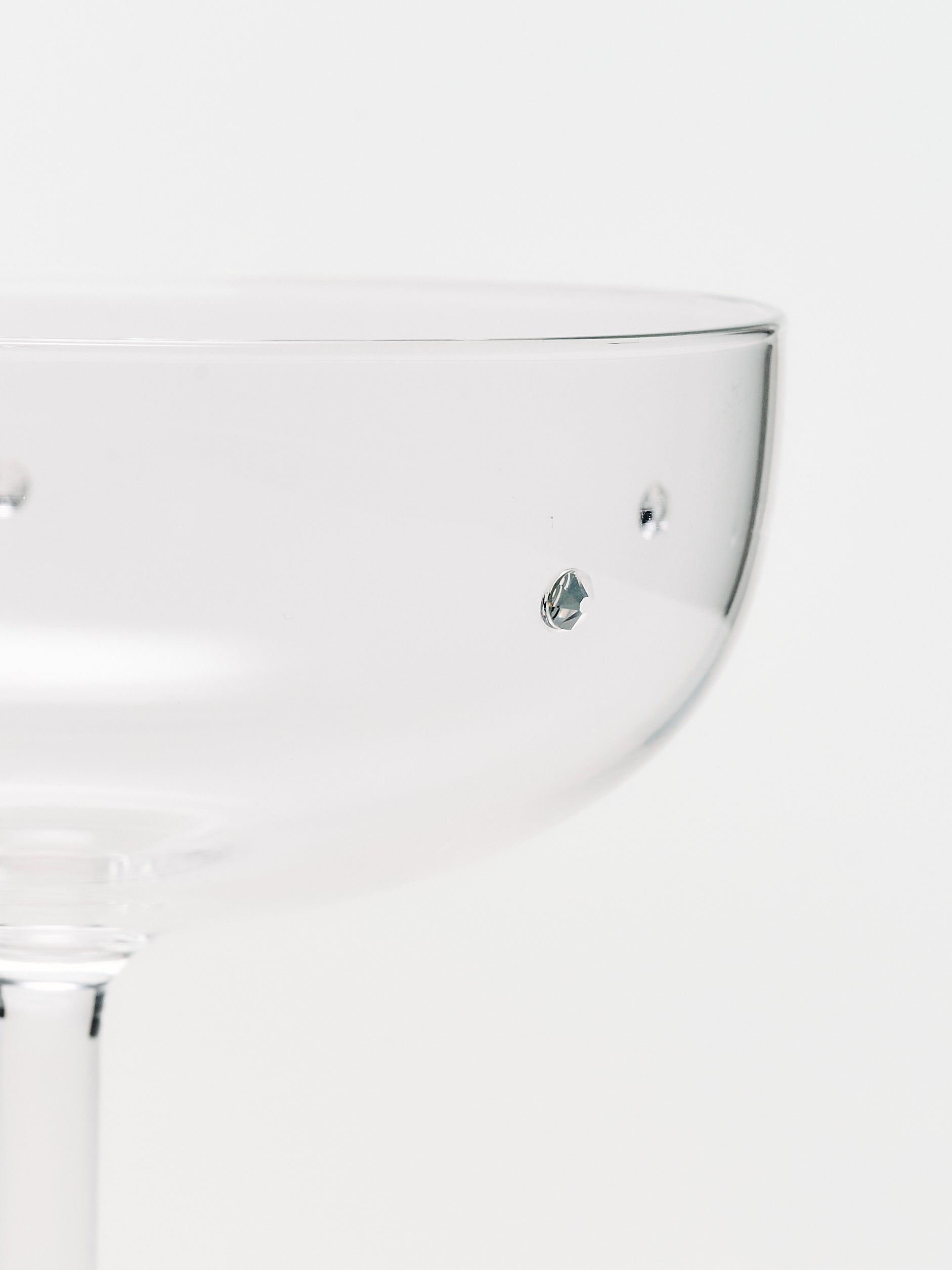 Roma Coupe Set - Clear w/ Swarovski Crystal 