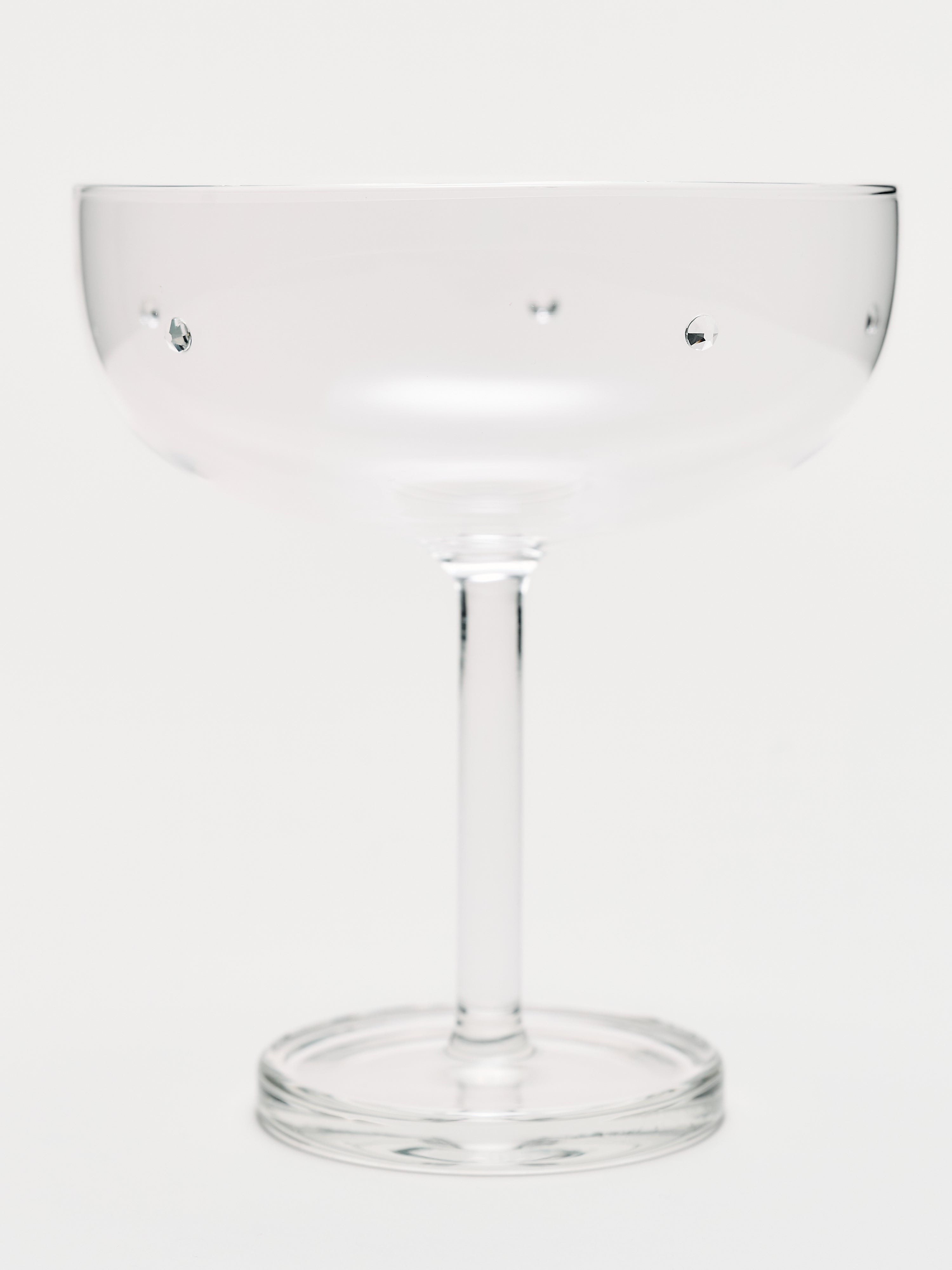 Roma Coupe Set - Clear w/ Swarovski Crystal 