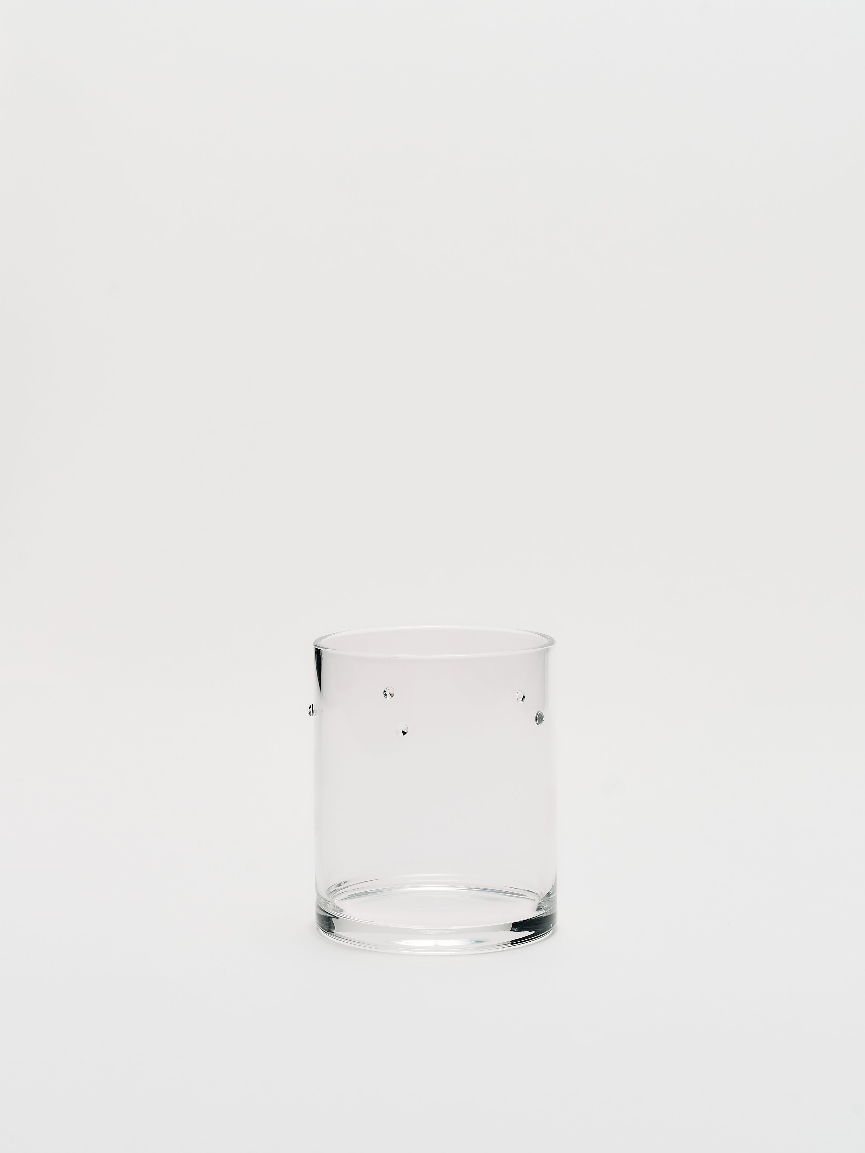 Torino Rocks Glass Set - Clear w/ Swarovski Crystal 