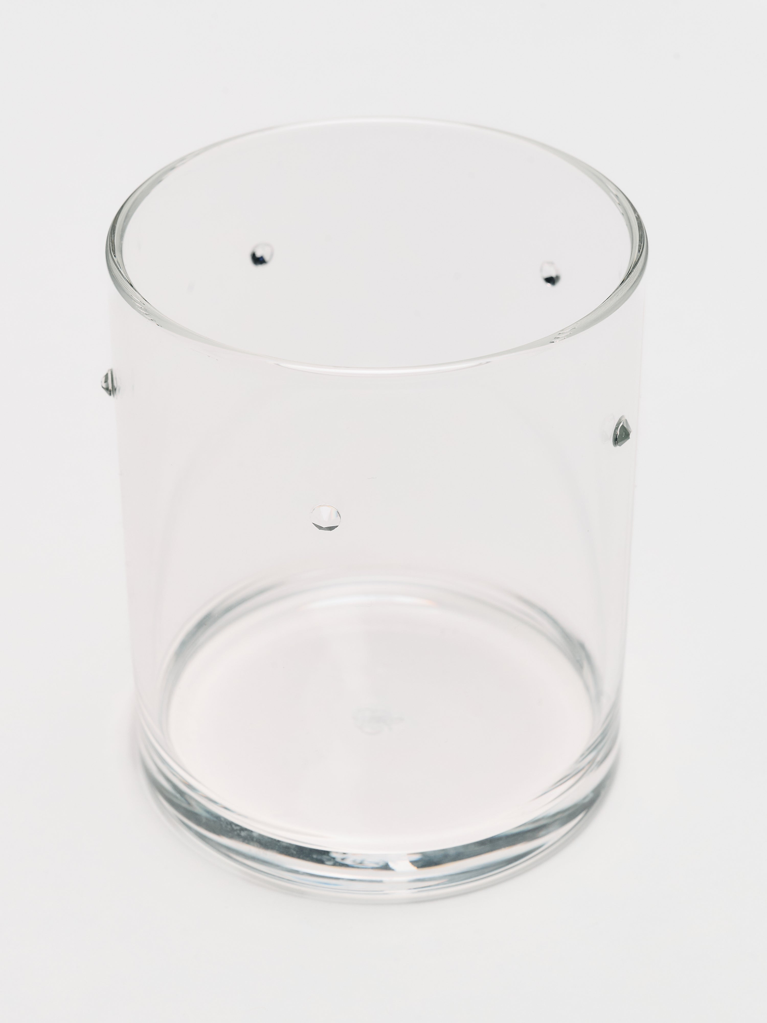 Torino Rocks Glass Set - Clear w/ Swarovski Crystal 