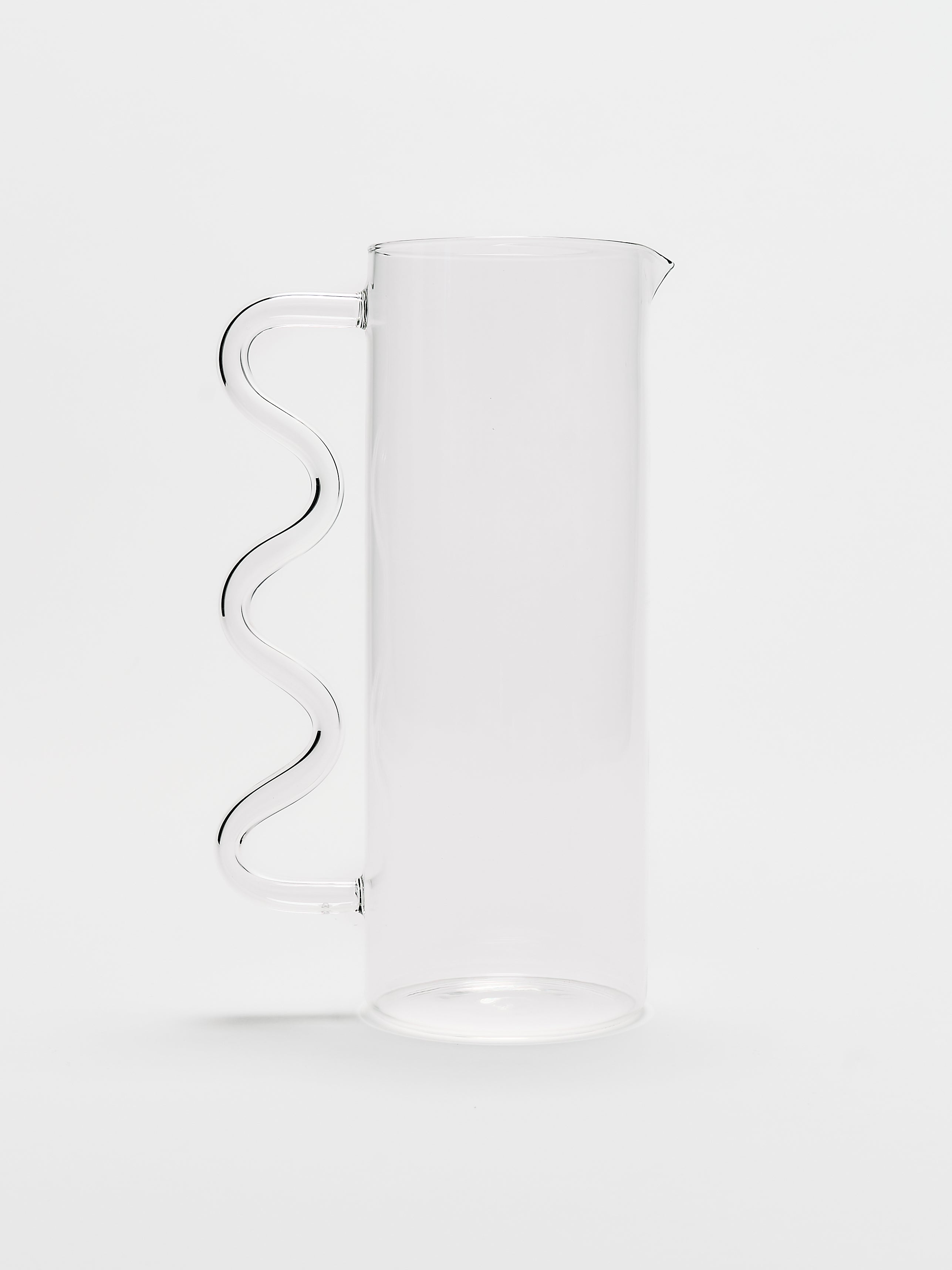 Wave Pitcher - Clear w/ Clear