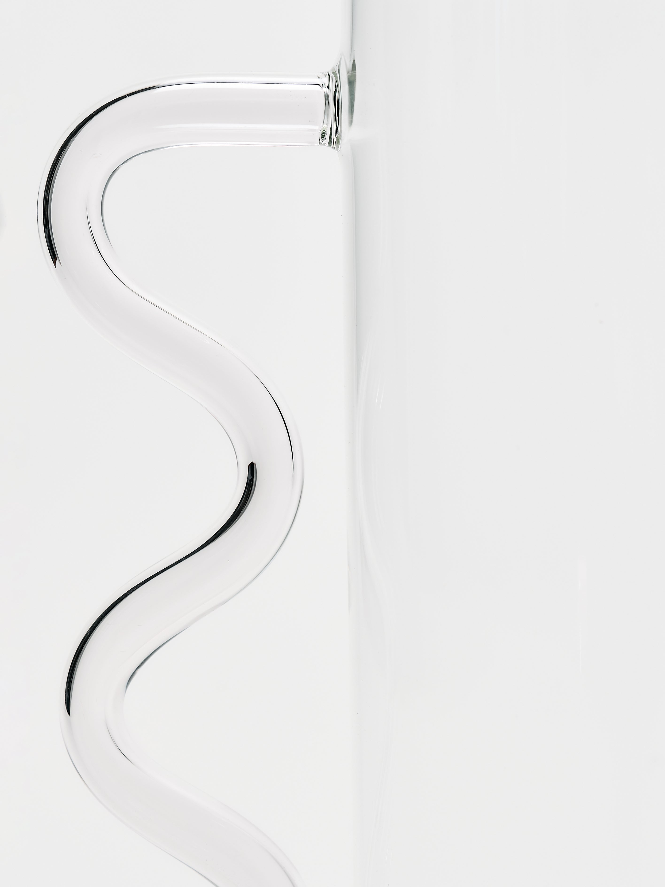 Wave Pitcher - Clear w/ Clear 