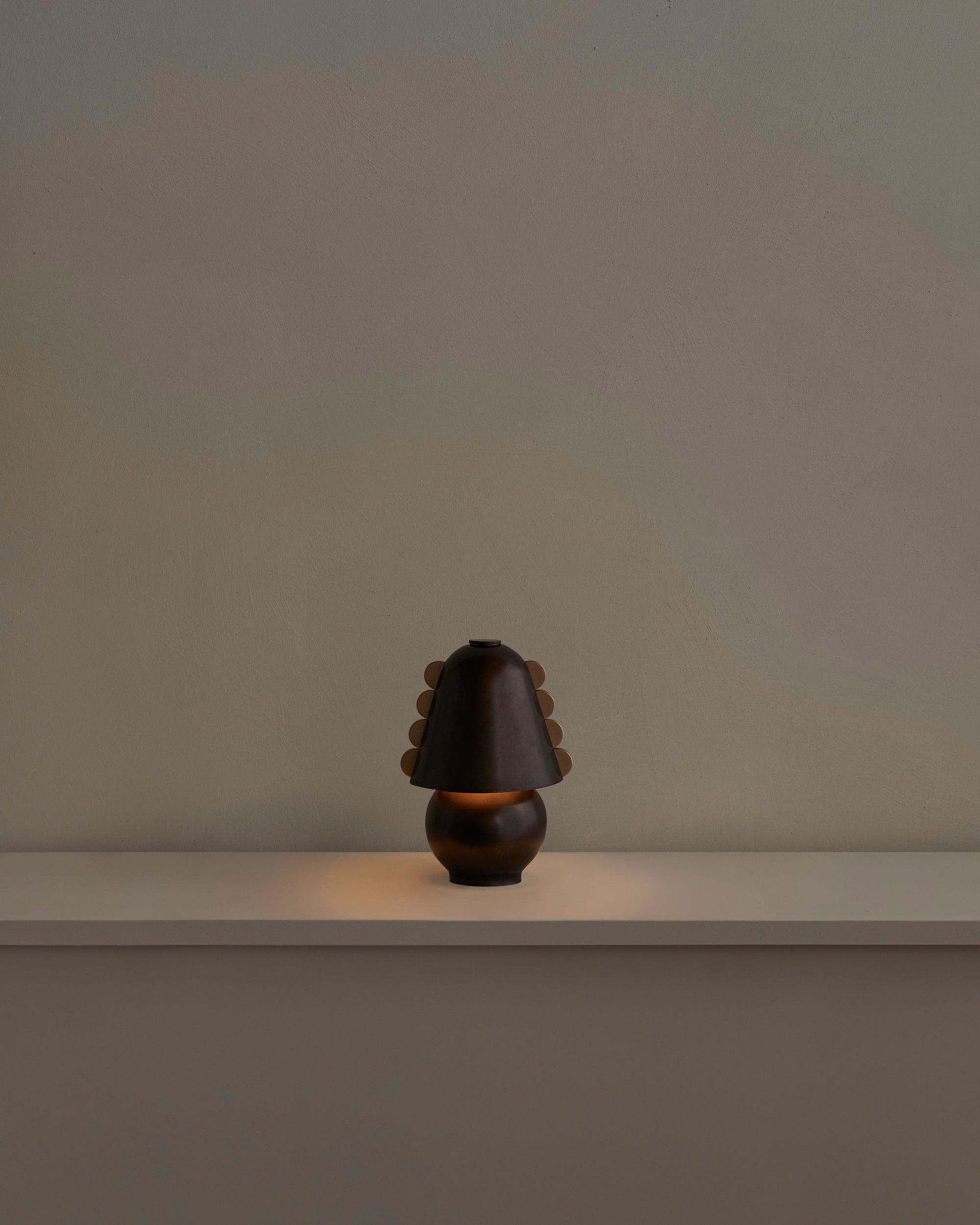 Brass Calla Table Lamp, Small