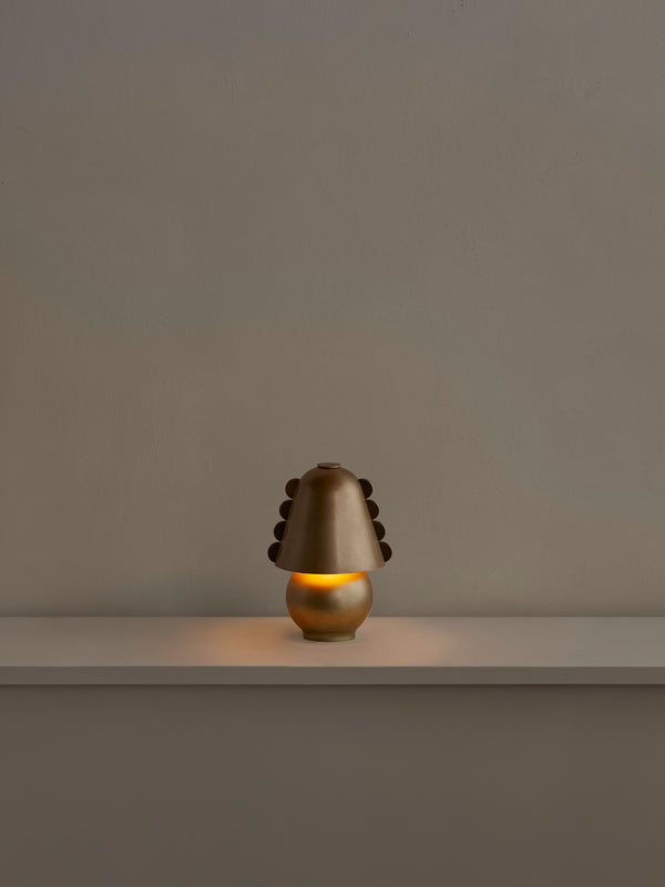 Brass Calla Table Lamp, Small