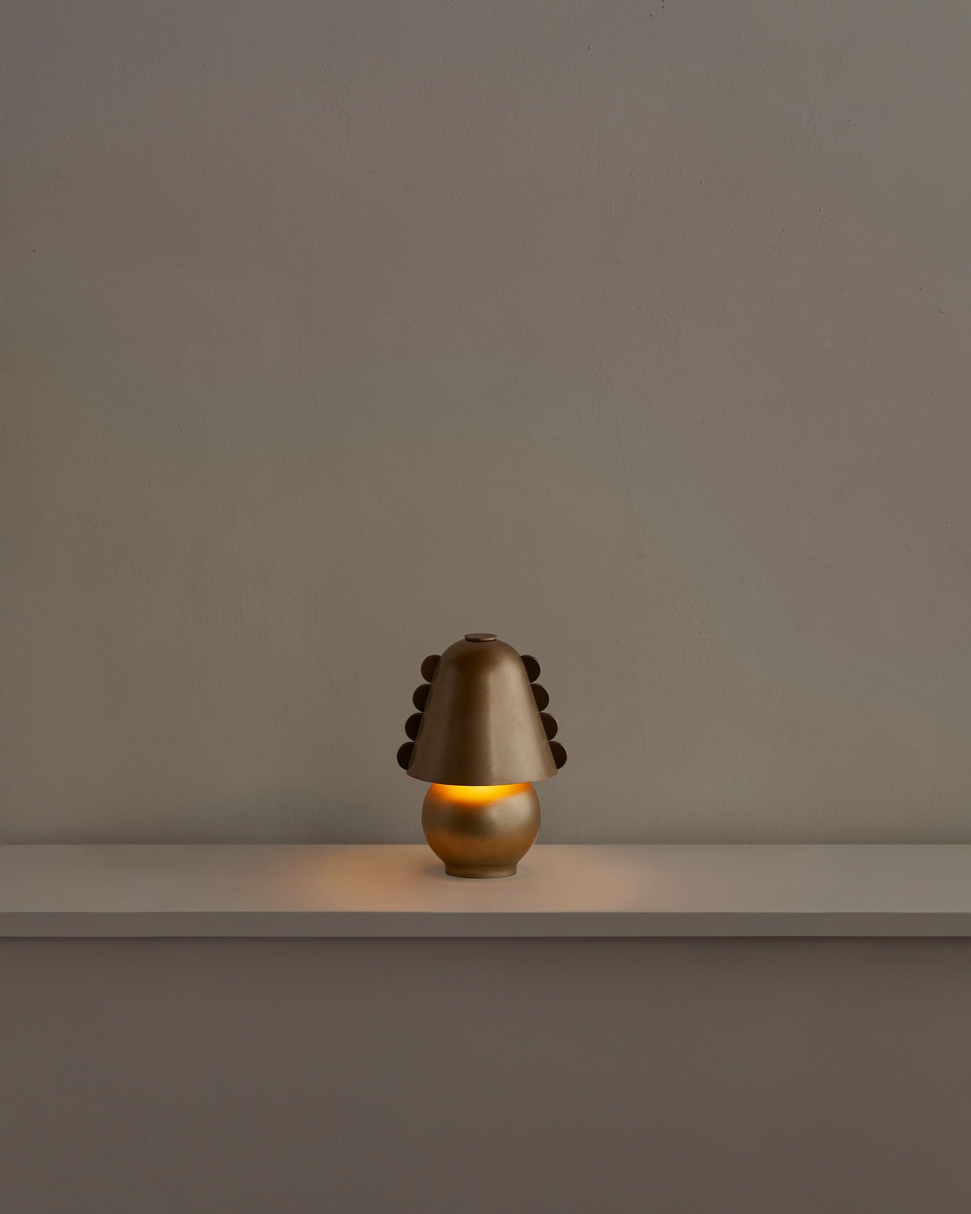 Brass Calla Table Lamp, Small