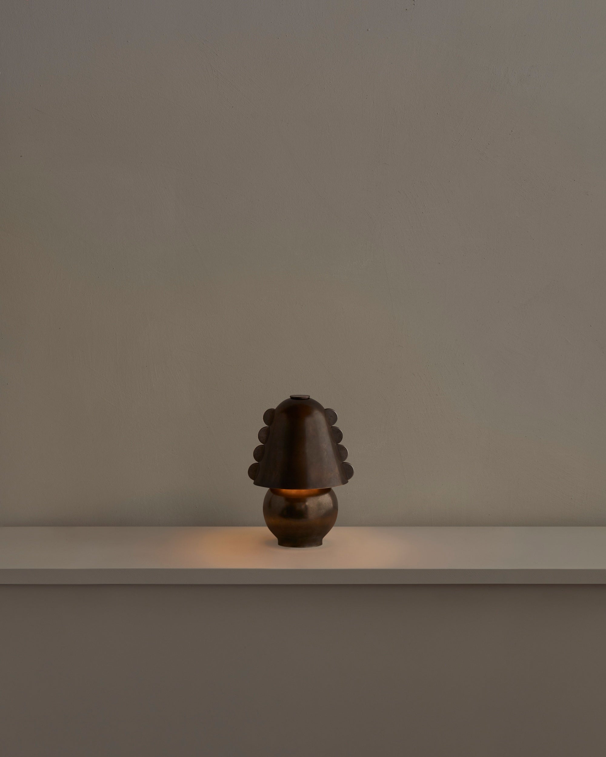 Brass Calla Table Lamp, Small