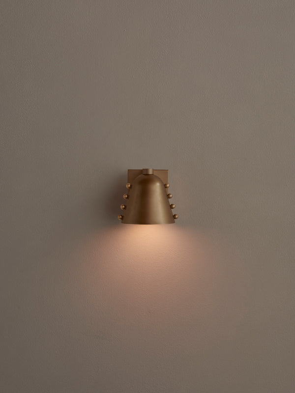 Brass Gemma Sconce, Small