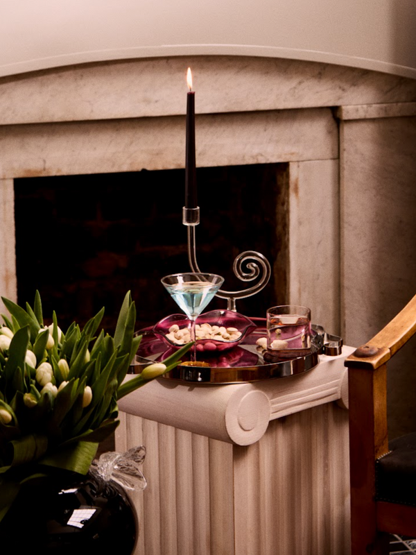Single Stem Spiral Candleholder