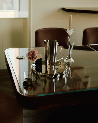 Spiral Coaster Set - Silver - Editorial Two