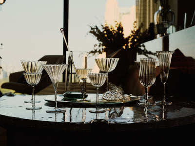 Trumpet Aperitif Glass Set - Clear - Editorial Four