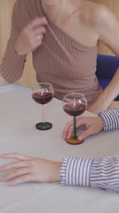 Bilboquet Wine Glass Set - Golden Hour - Editorial Four