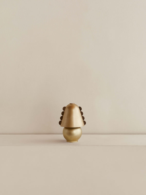 Brass Calla Table Lamp, Small
