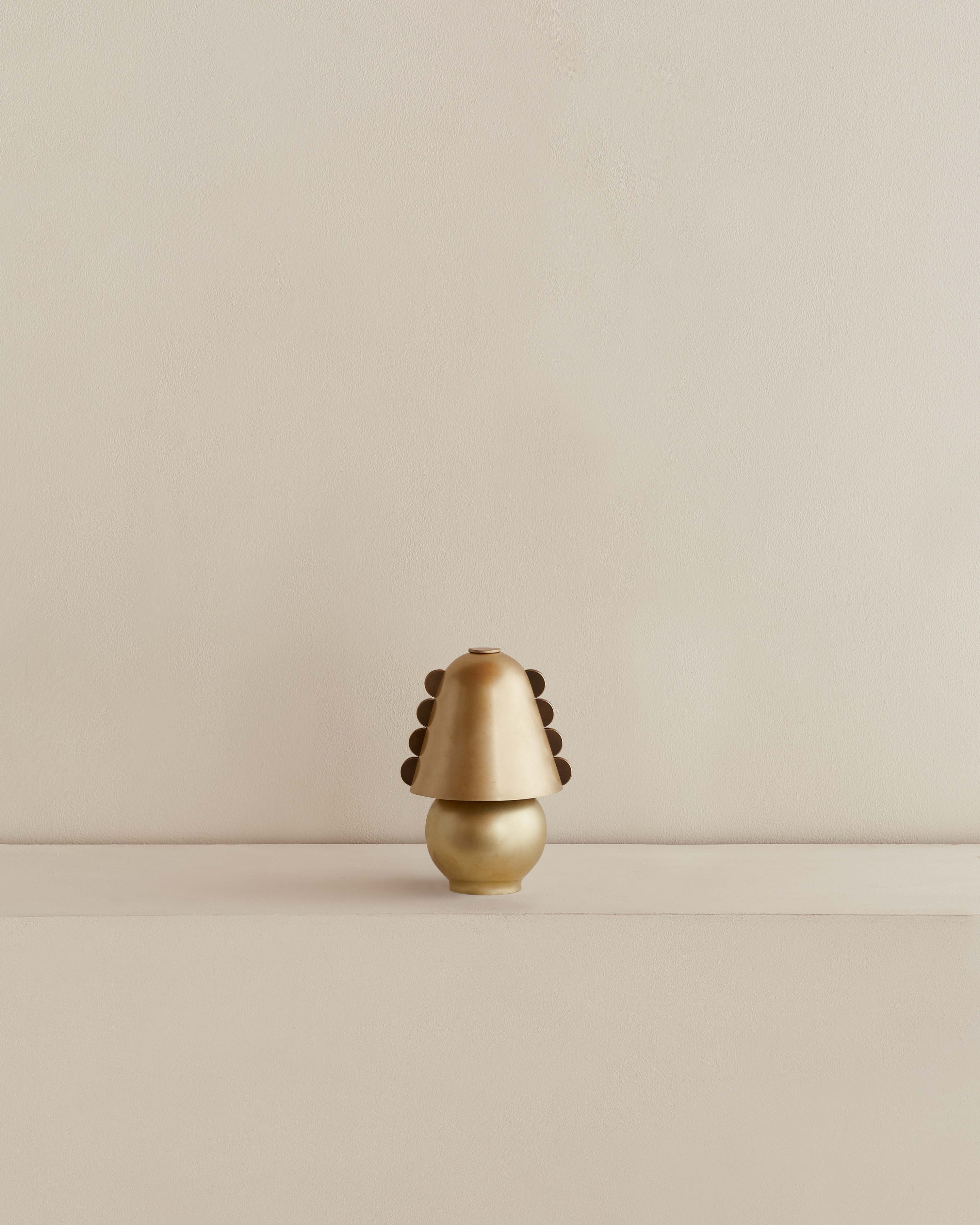 Brass Calla Table Lamp, Small