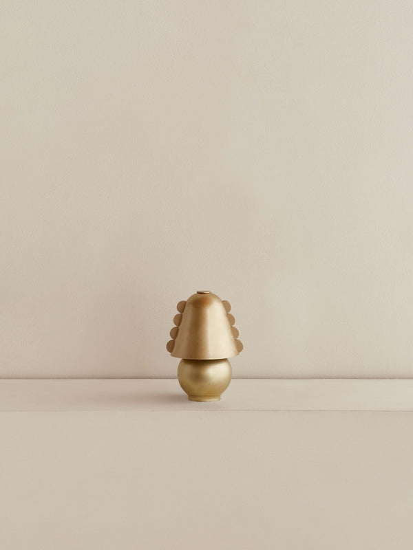 Brass Calla Table Lamp, Small