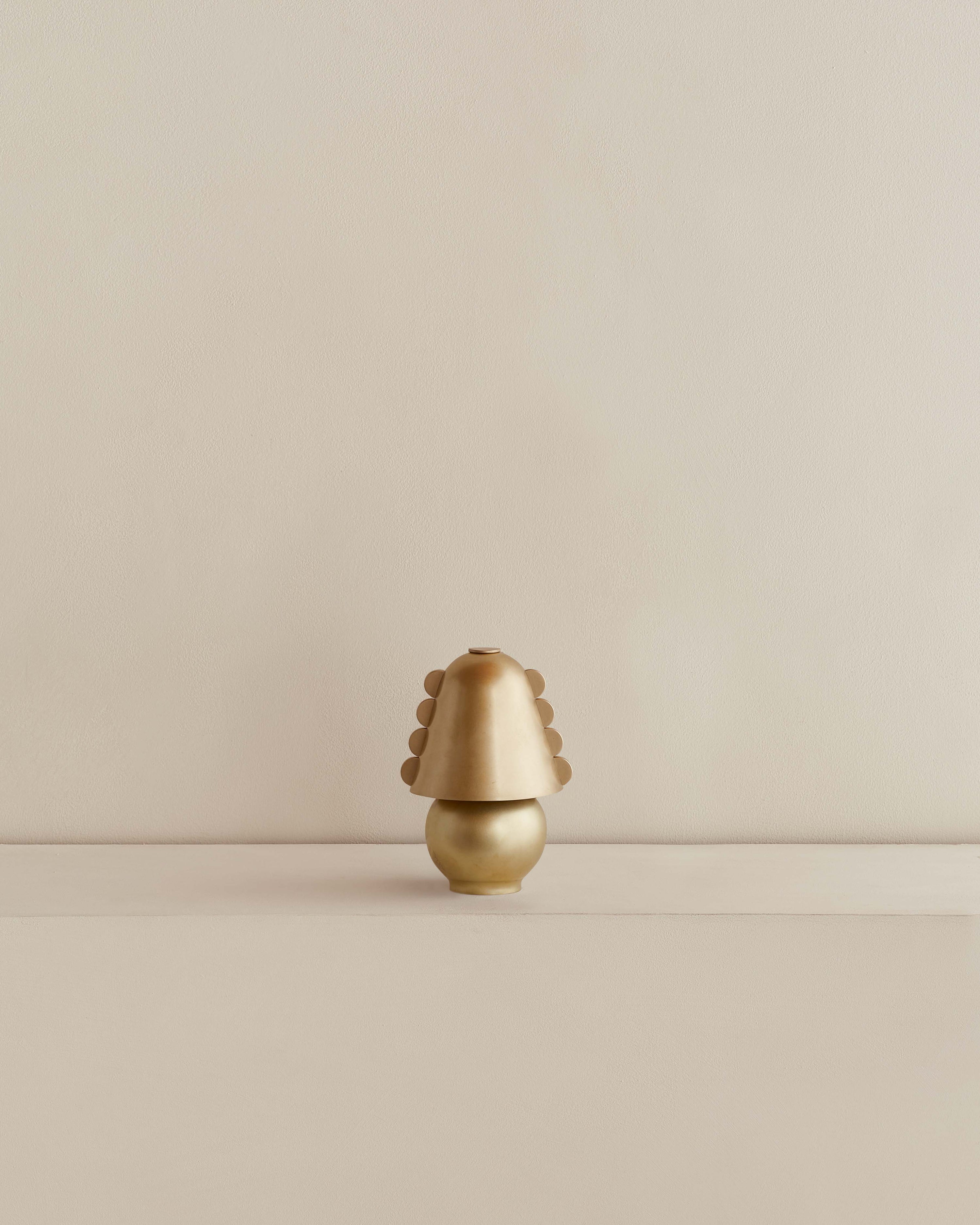 Brass Calla Table Lamp, Small